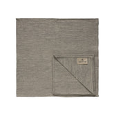 Set de 4 serviettes en coton recyclé khadi gris, tissé main